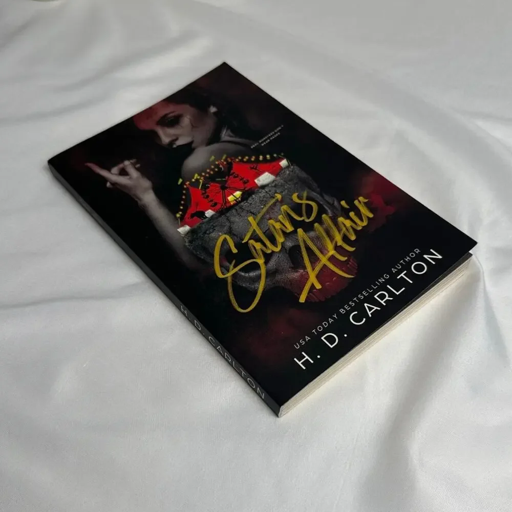 Satan's Affair H.D. Carlton Indie Paperback Dark Romance Cat & Mouse Like New